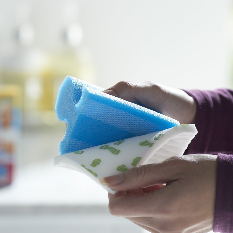 Mr Clean Mr. Clean Magic Eraser Scrubber Sponge with Handle, Blue - Image 3